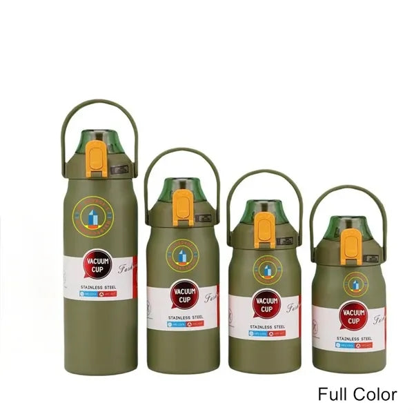 34 to 57oz Dual Drink Stainless Steel Vacuum Sports Bottle