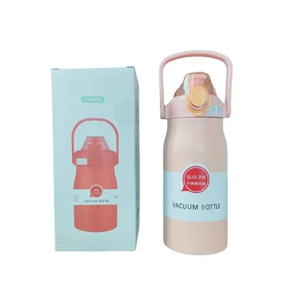 34 to 57oz Dual Drink Stainless Steel Vacuum Sports Bottle