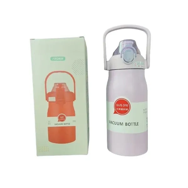 34 to 57oz Dual Drink Stainless Steel Vacuum Sports Bottle