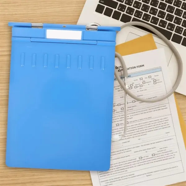 Foldable Clipboard with Storage for Documents