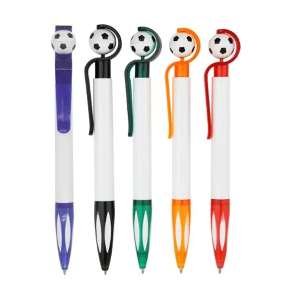 Soccer Ball Top Click Pen