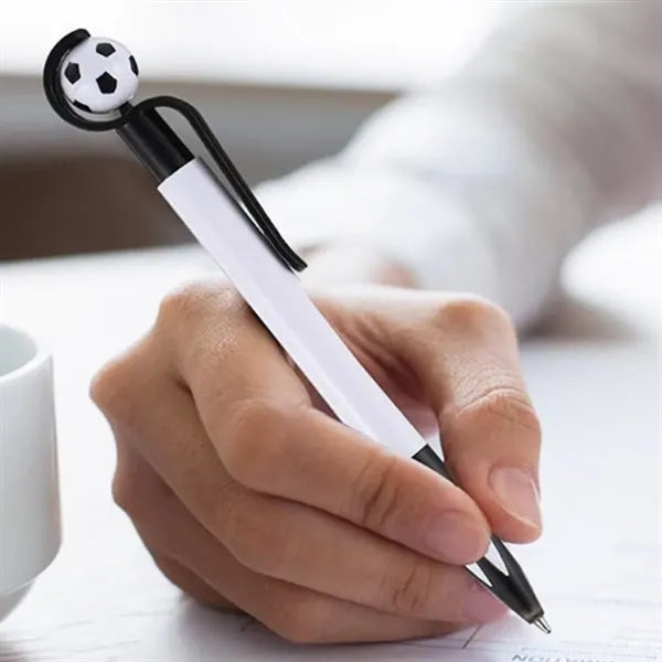 Soccer Ball Top Click Pen