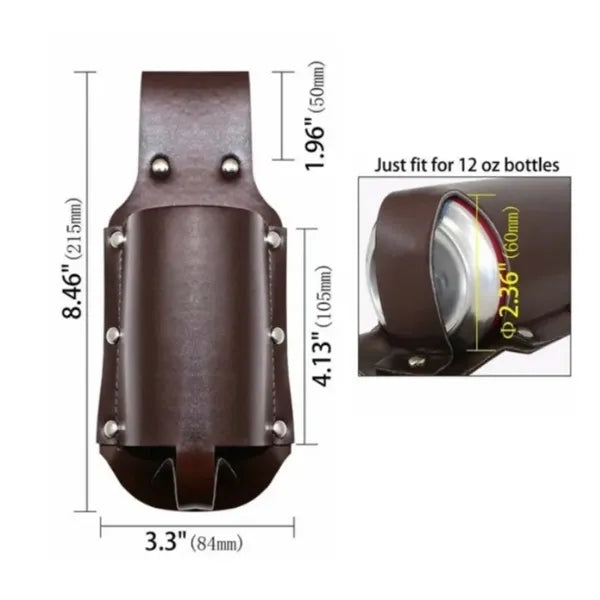 PU Leather Beer Holster