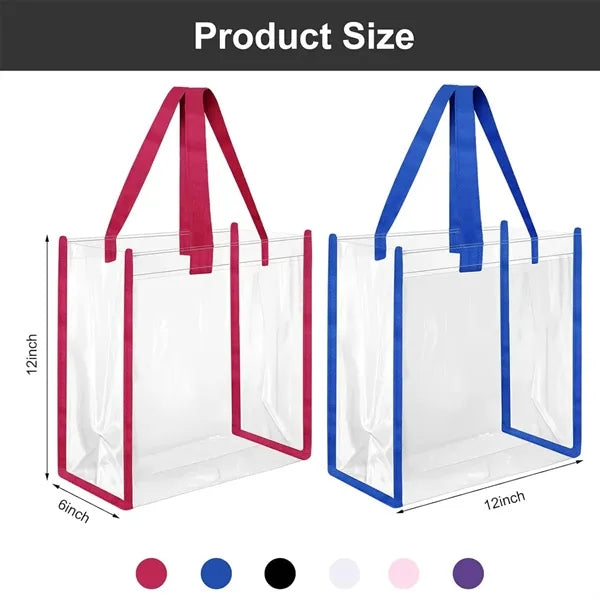 Clear PVC Tote Bag