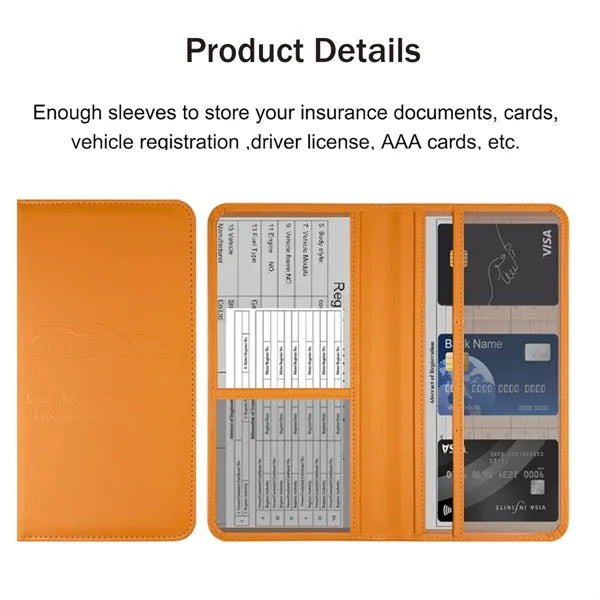 Registration and Insurance Card Holder