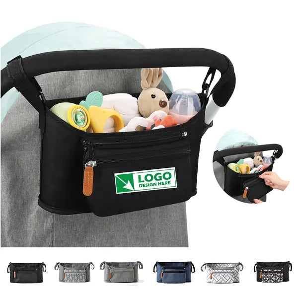 Stroller Organizer with Detachable Phone Bag