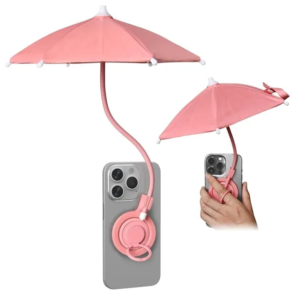 Magnetic Retractable Cell Phone Stand Umbrella