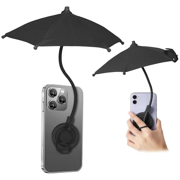 Magnetic Retractable Cell Phone Stand Umbrella