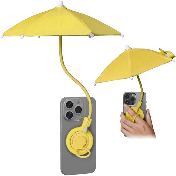 Magnetic Retractable Cell Phone Stand Umbrella