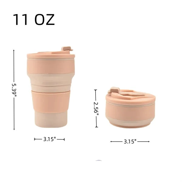 Folding Cup Water Bottle For Camping Travel Free Shipping