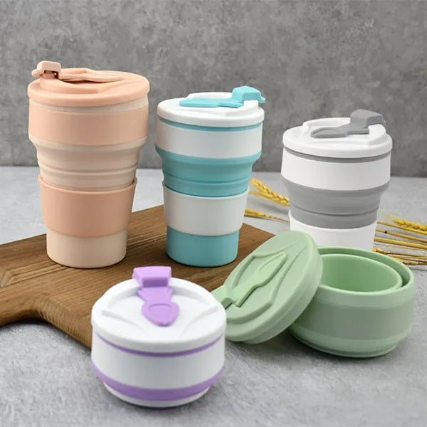Folding Cup Water Bottle For Camping Travel Free Shipping