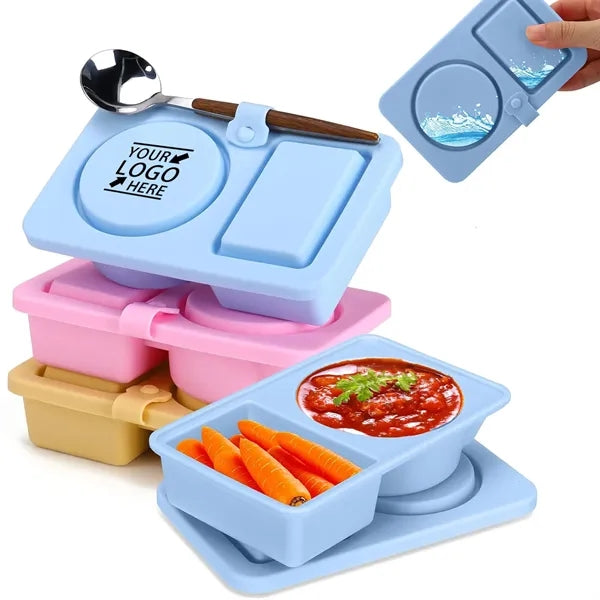 Leak Proof Silicone Snack Containers with Lids