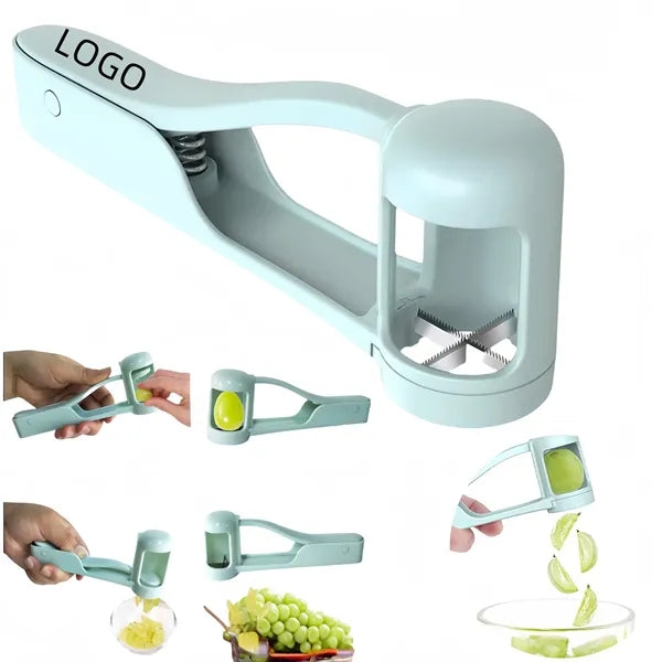 Portable fruit slicing machine