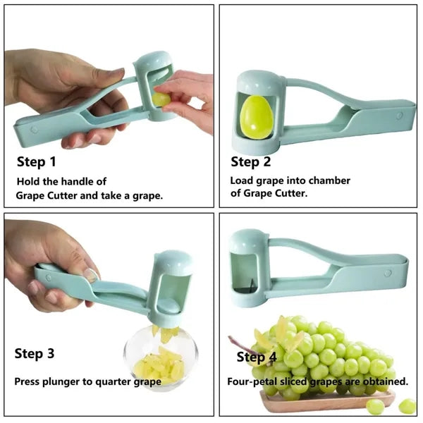 Portable fruit slicing machine
