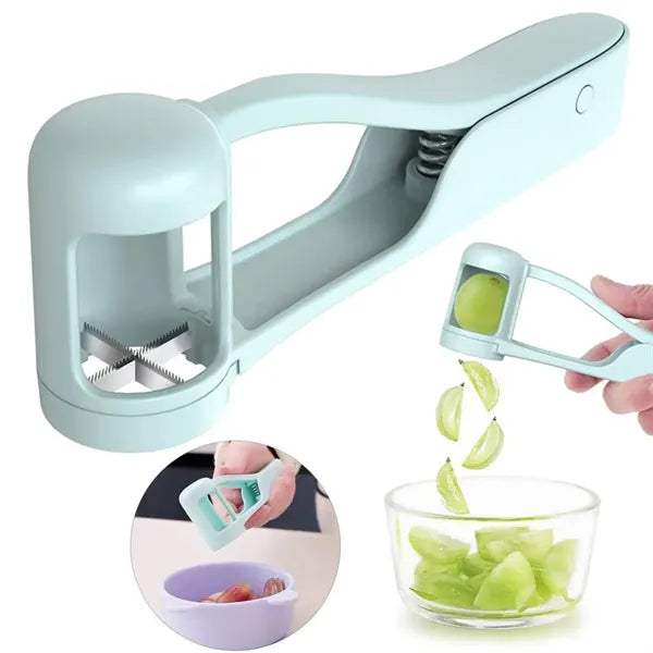 Portable fruit slicing machine