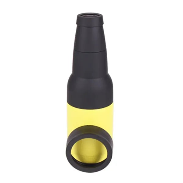 12oz 3 in 1 Insulated Vacuum Can Cooler with Beer Opener