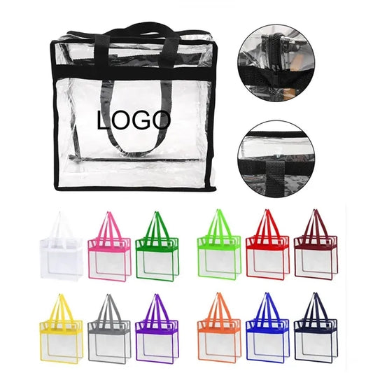Clear Tote Bag With Zipper