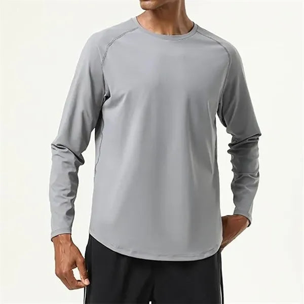 Quick Dry Shirt Men's Long Sleeve Athletic T-Shirt