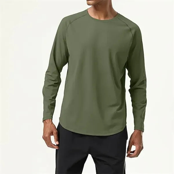 Quick Dry Shirt Men's Long Sleeve Athletic T-Shirt