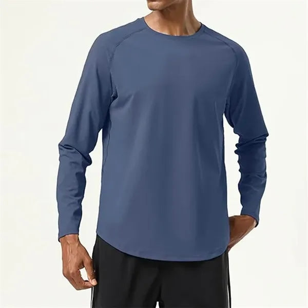 Quick Dry Shirt Men's Long Sleeve Athletic T-Shirt