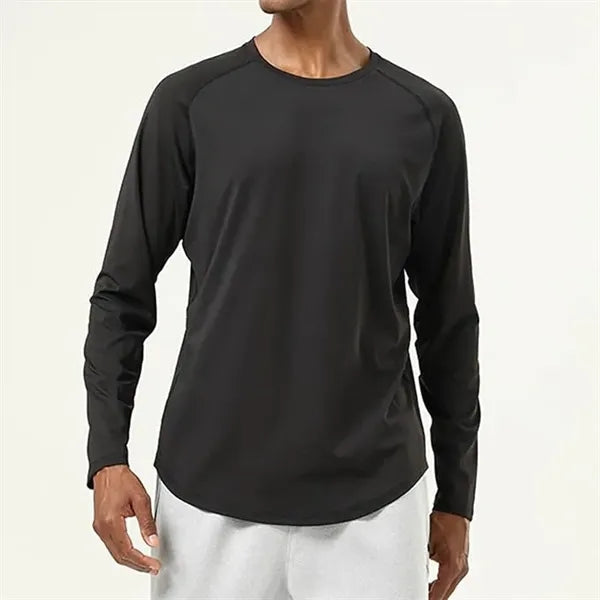 Quick Dry Shirt Men's Long Sleeve Athletic T-Shirt