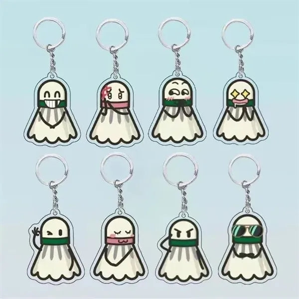 2" Custom Acrylic Keychain with Logo