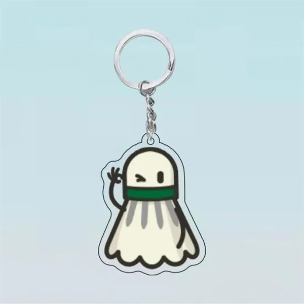 2" Custom Acrylic Keychain with Logo