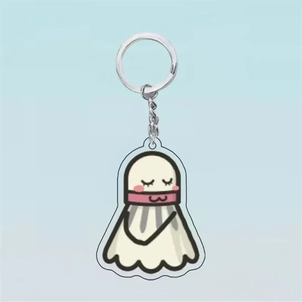 2" Custom Acrylic Keychain with Logo