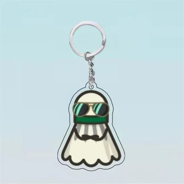 2" Custom Acrylic Keychain with Logo