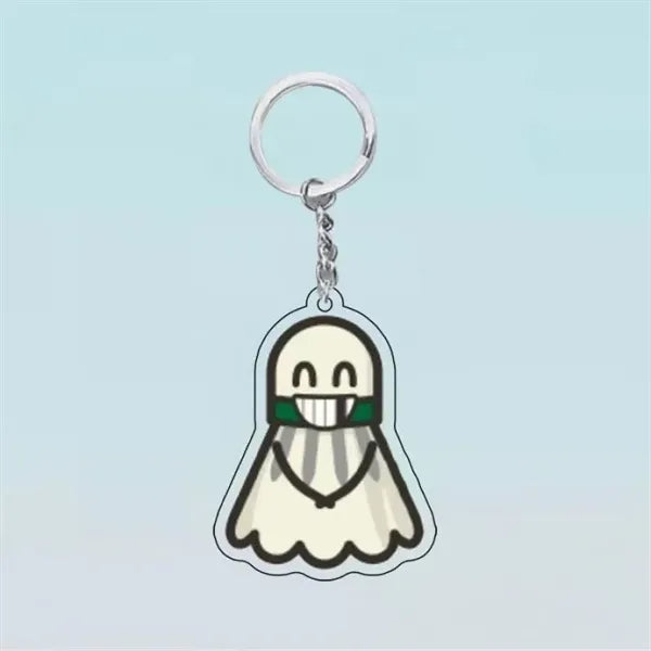 2" Custom Acrylic Keychain with Logo