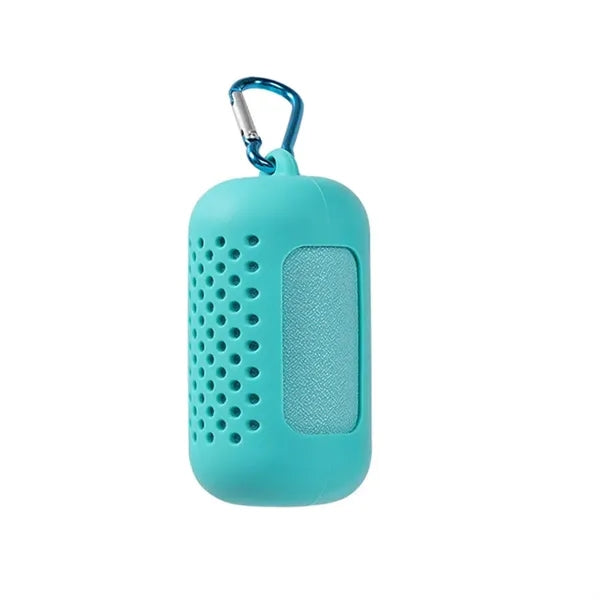 Workout & Yoga Cooling Towel with Silicone Storage Bag