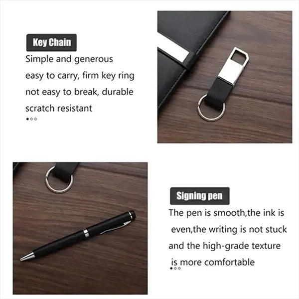 Ballpoint Pen and Keychain Business Gift Set