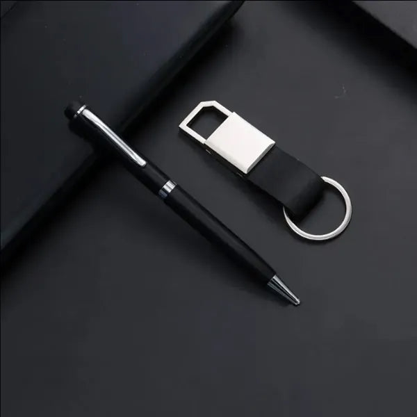 Ballpoint Pen and Keychain Business Gift Set
