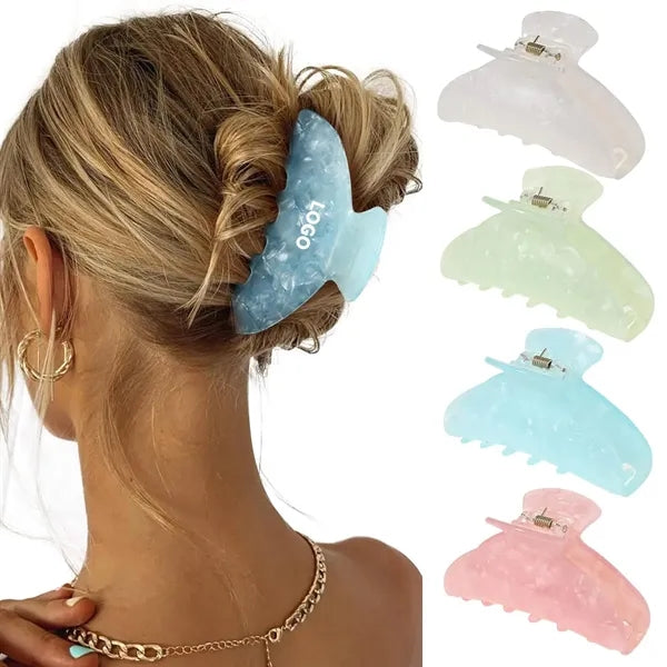 Large Acrylic Hair Claw Clips with Strong Hold