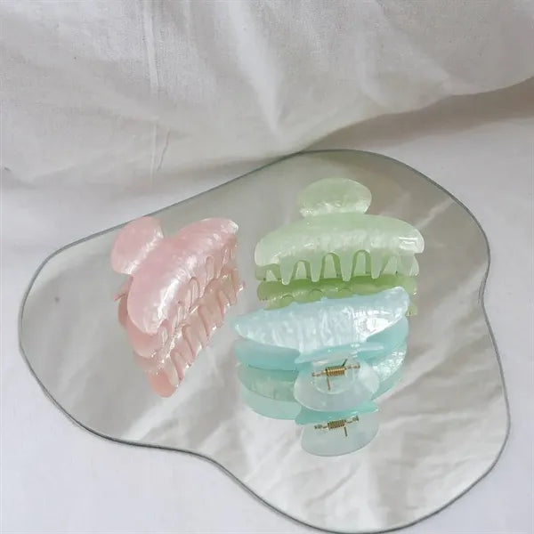 Large Acrylic Hair Claw Clips with Strong Hold