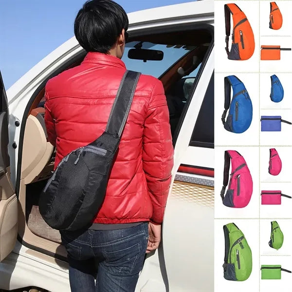 Foldable Crossbody Sling Backpack Sling Bag