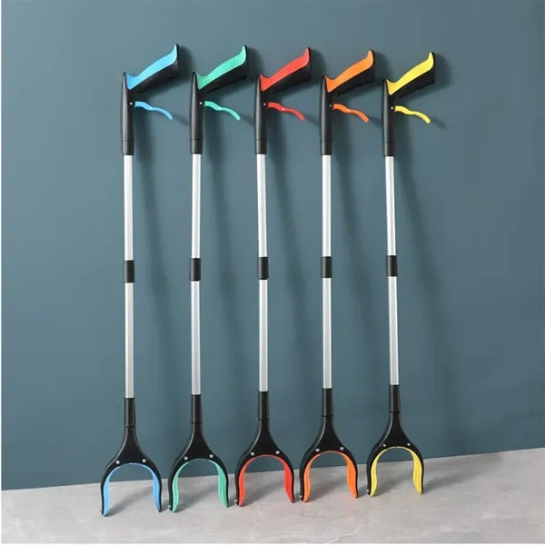 Foldable Reach Extender Grabber Tool with Rotating Claw and