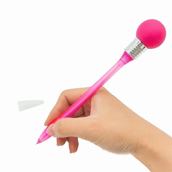 Led Light Up Bulb Ballpoint Pen