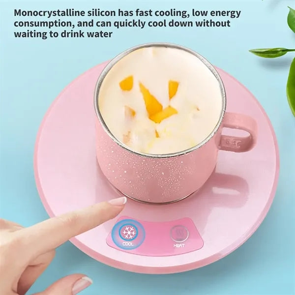 Smart Dual-Use USB Coffee Warmer & Cooler W/ 11oz Mug Set