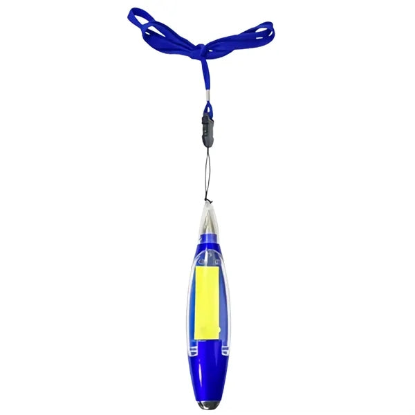 Multi Function Ballpoint Pen With Light And Sticky Note