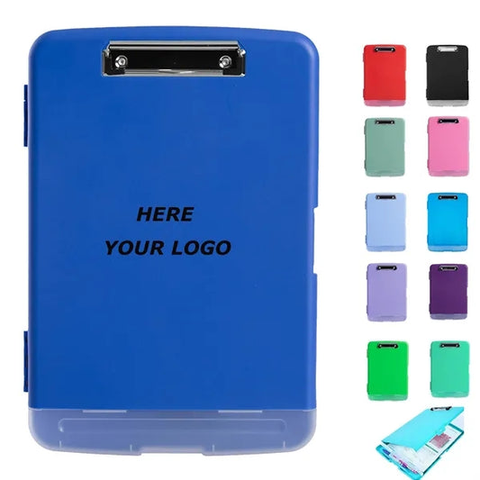 Plastic Storage Clipboard with Side Opening