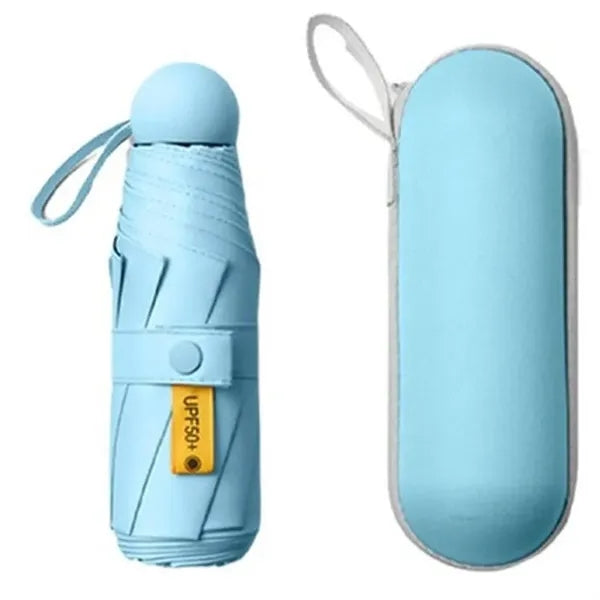 Compact Five-Fold Portable Umbrella