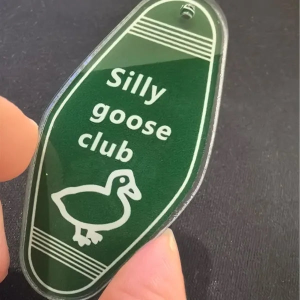 4" Custom Acrylic Keychain with Logo