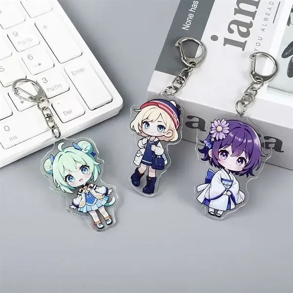 4" Custom Acrylic Keychain with Logo