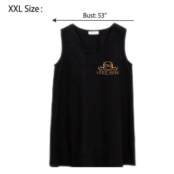 Women's Summer Sleeveless Tunic Casual T-Shirt
