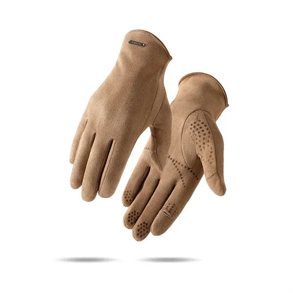 Winter Suede Fleece Lined Gloves