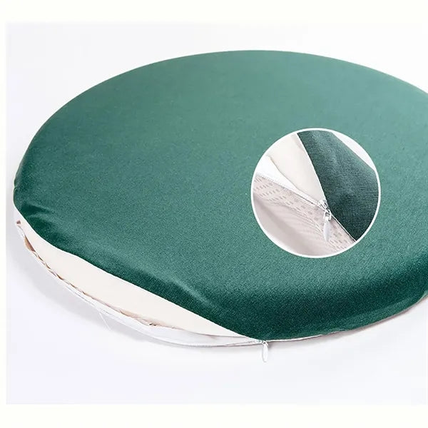 16inch Round Memory Foam Stool Cushion with Removable Cover