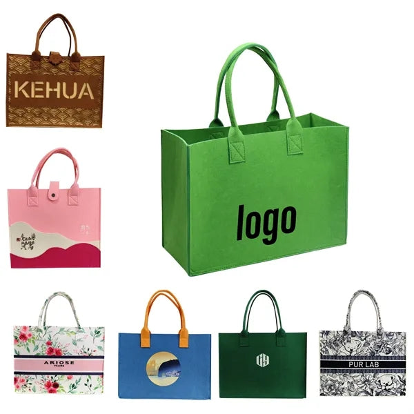 Felt Fabric Tote Bag