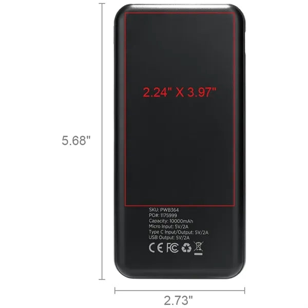 Beecher City Power Bank PD 10000
