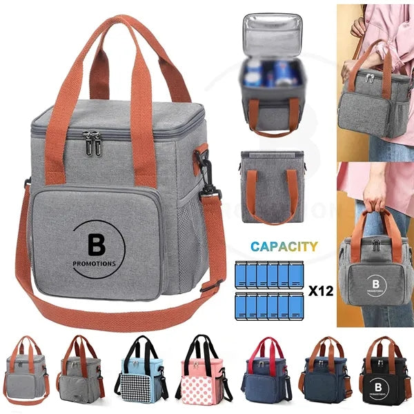 Portable Insulated Cooler Lunch Bag